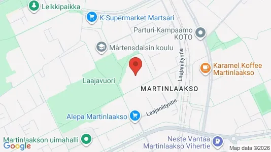 Apartments for rent i Vantaa - kort over placeringen
