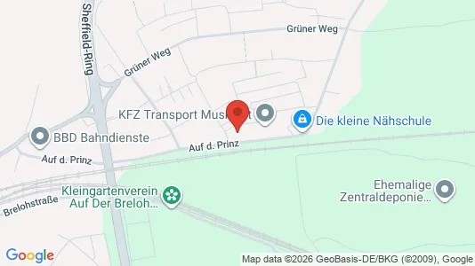 Apartments for rent i Bochum - kort over placeringen