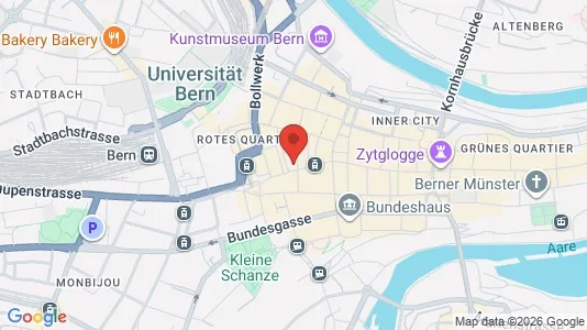Apartments for rent i Bern-Mittelland - kort over placeringen