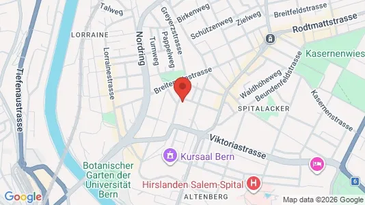 Apartments for rent i Bern-Mittelland - kort over placeringen