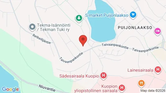 Apartments for rent i Kuopio - kort over placeringen