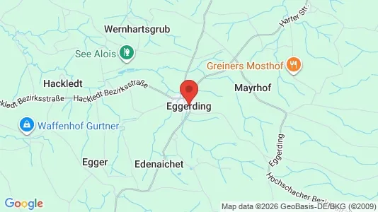Rooms for rent i Eggerding - kort over placeringen