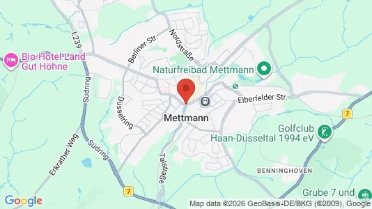 Apartments for rent i Mettmann - kort over placeringen