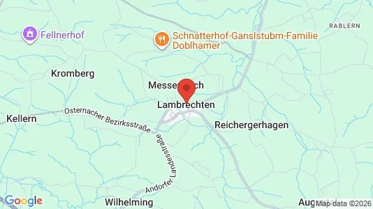 Apartments for rent i Lambrechten - kort over placeringen