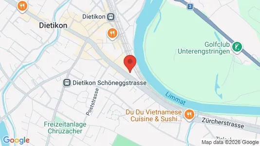 Apartments for rent i Dietikon - kort over placeringen