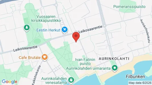 Apartments for rent i Helsinki Itäinen - kort over placeringen