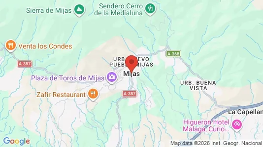 Apartments for rent i Mijas - kort over placeringen