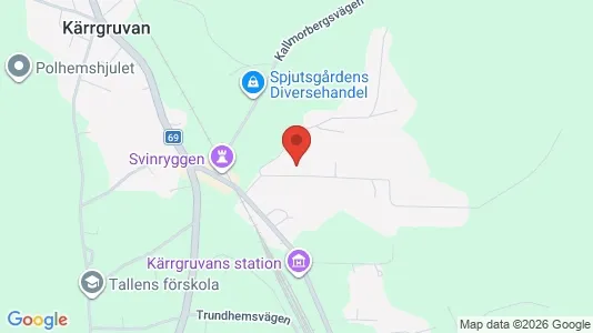 Apartments for rent i Norberg - kort over placeringen