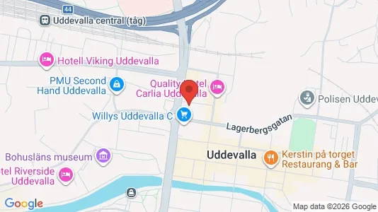 Apartments for rent i Uddevalla - kort over placeringen