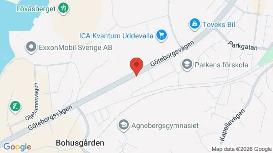 Apartments for rent i Uddevalla - kort over placeringen