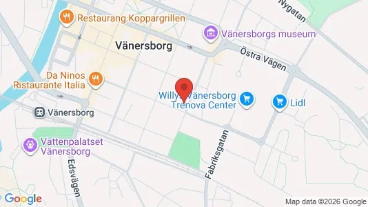 Apartments for rent i Vänersborg - kort over placeringen