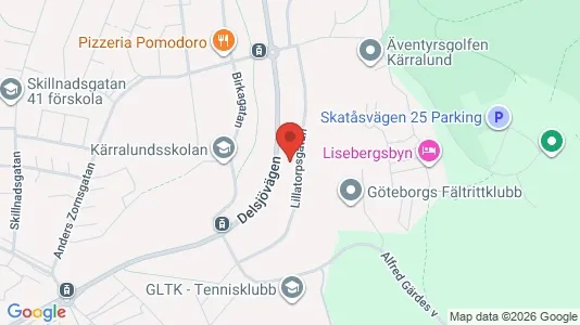 Apartments for rent i Örgryte-Härlanda - kort over placeringen