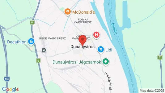 Rooms for rent i Dunaújvárosi - kort over placeringen