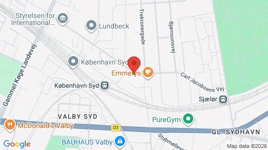 Apartments for rent i Valby - kort over placeringen
