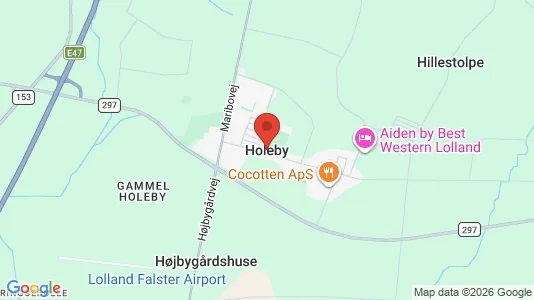 Apartments for rent i Holeby - kort over placeringen
