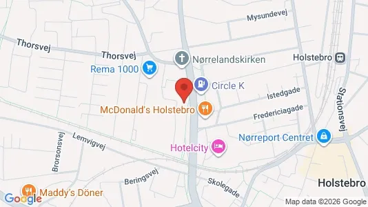 Apartments for rent i Holstebro - kort over placeringen