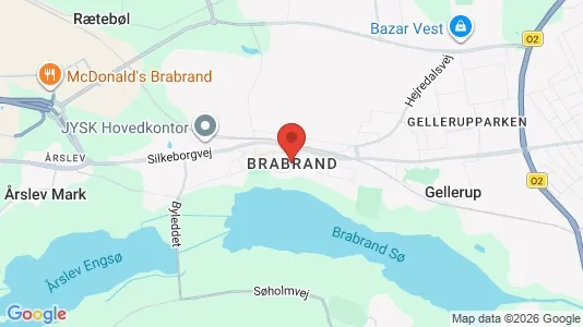 Houses for rent i Brabrand - kort over placeringen