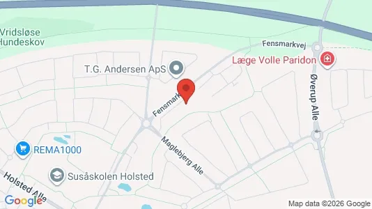 Apartments for rent i Næstved - kort over placeringen