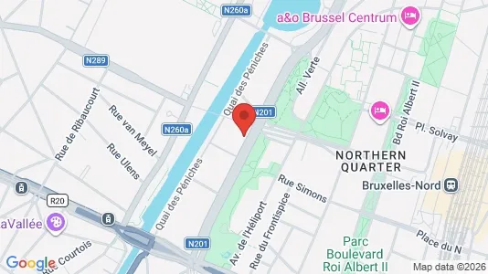 Apartments for rent i Stad Brussel - kort over placeringen