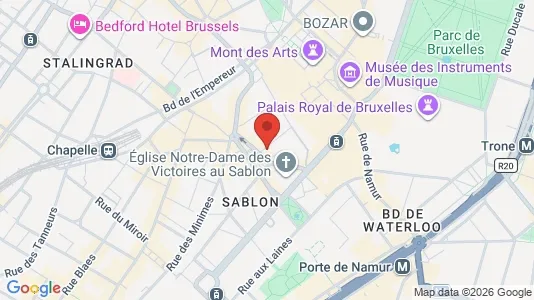 Apartments for rent i Stad Brussel - kort over placeringen
