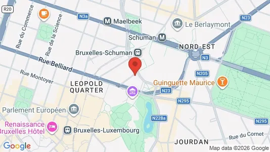 Apartments for rent i Brussels Etterbeek - kort over placeringen