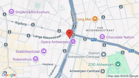 Apartments for rent i Stad Antwerp - kort over placeringen