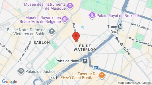 Apartments for rent i Stad Brussel - kort over placeringen