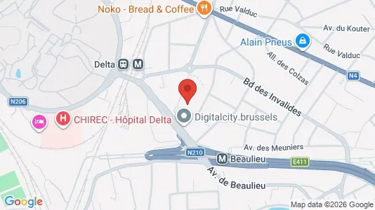 Apartments for rent i Brussels Oudergem - kort over placeringen