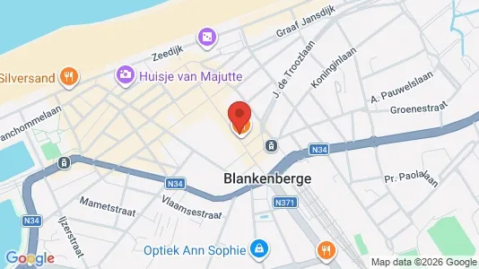 Apartments for rent i Blankenberge - kort over placeringen