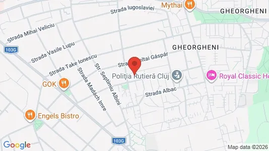 Apartments for rent i Cluj-Napoca - kort over placeringen