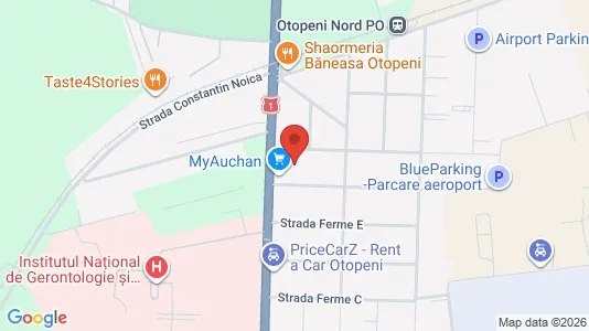 Apartments for rent i Otopeni - kort over placeringen