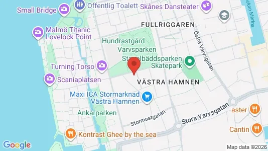 Apartments for rent i Malmö City - kort over placeringen