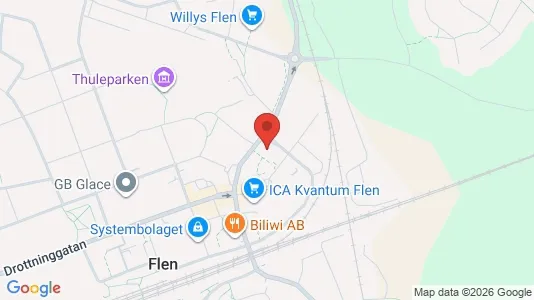Apartments for rent i Flen - kort over placeringen