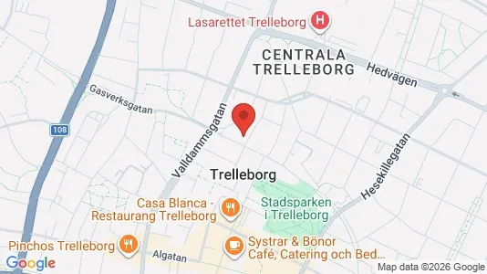 Apartments for rent i Trelleborg - kort over placeringen
