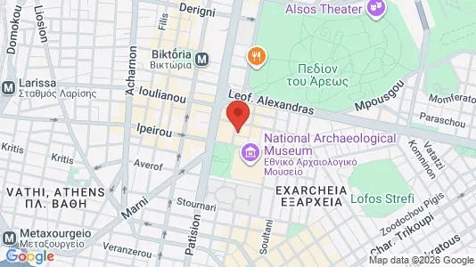 Apartments for rent i Athens Agios Nikolaos - kort over placeringen