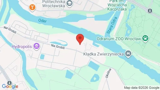 Apartments for rent i Wrocław - kort over placeringen