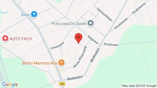 Apartments for rent i Opole - kort over placeringen