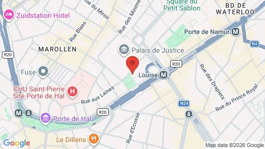 Apartments for rent i Stad Brussel - kort over placeringen
