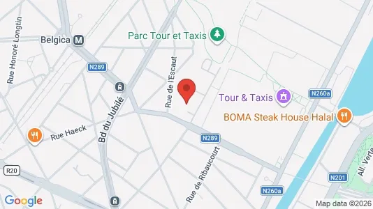 Apartments for rent i Stad Brussel - kort over placeringen