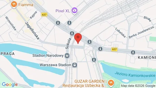 Apartments for rent i Warszawa Wawer - kort over placeringen