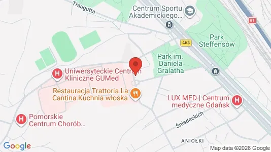 Apartments for rent i Gdańsk - kort over placeringen