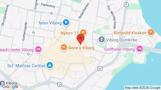 Apartments for rent i Viborg - kort over placeringen