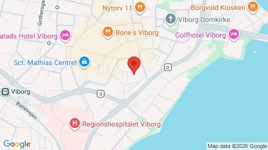 Apartments for rent i Viborg - kort over placeringen