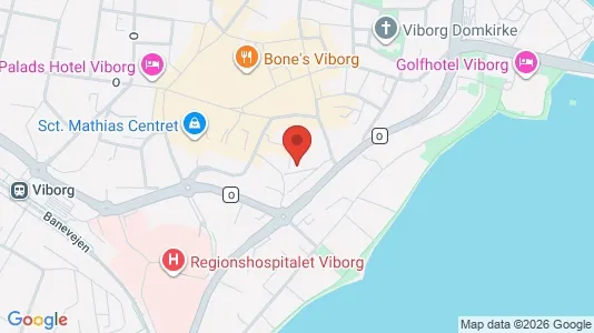 Apartments for rent i Viborg - kort over placeringen