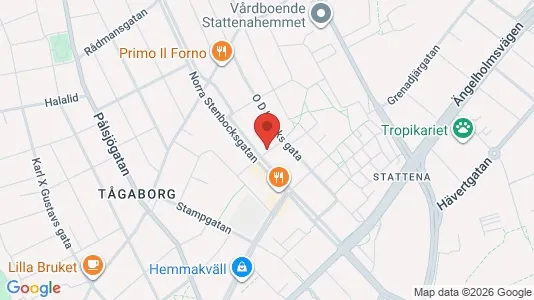 Apartments for rent i Helsingborg - kort over placeringen