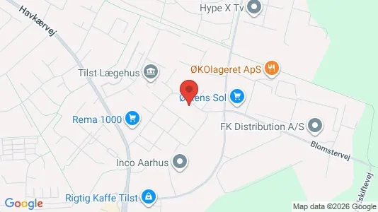 Apartments for rent i Tilst - kort over placeringen