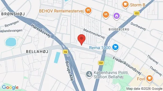 Apartments for rent i Copenhagen NV - kort over placeringen