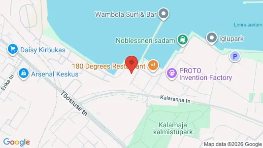 Apartments for rent i Tallinn Kesklinna - kort over placeringen