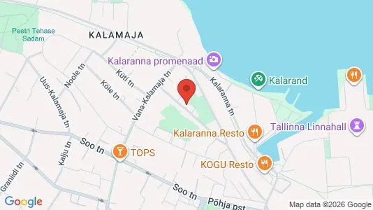 Apartments for rent i Tallinn Kesklinna - kort over placeringen