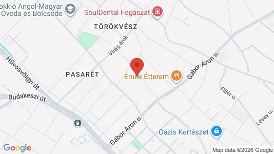 Apartments for rent i Budapest Rákosmente - kort over placeringen